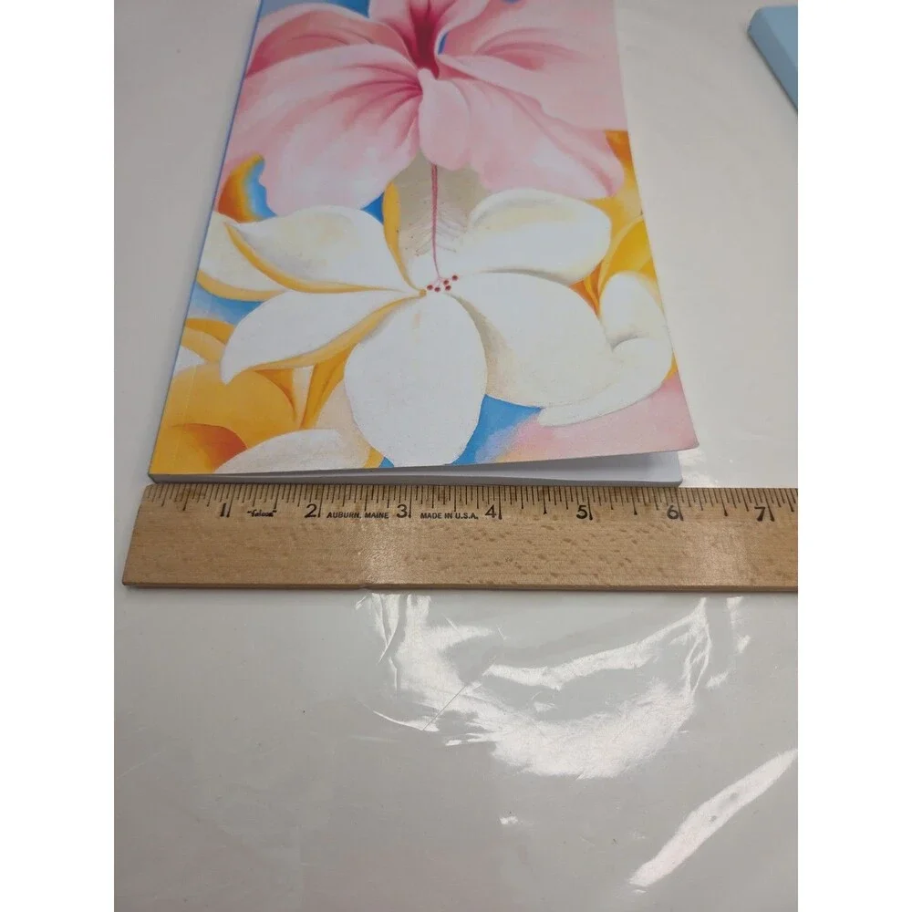 Georgia O'Keeffe Roger la Borde Stationery Bundle Floral Art Journals Card Set